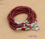 Crystal agate bracelet