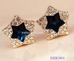 Five pointed star stud earring
