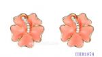 Flower stud earring