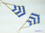 Section resin drop earring