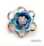Crystal diamantes brooch