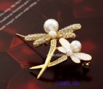 Crystal brooch
