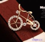 Bicycle style of brooch
