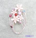 Crystal brooch