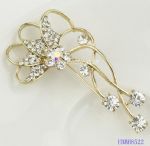 Zinc alloy brooch