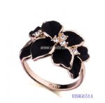 Black alloy ring
