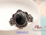 Personalized engraved gem ring