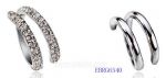 Shaped snake stack ring