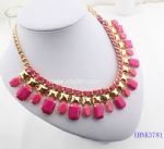 Colorful rhinestone  necklace