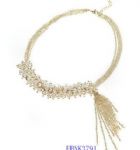 Beaded tassels  necklace