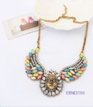 Wing style of metal  necklace