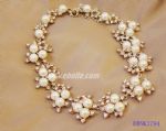 Diamantes beaded  necklace
