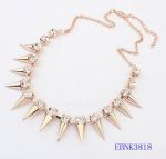 Punk style of rivets necklace