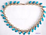 Acrylic diamantes necklace