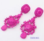 Folk style of geometry fashion drop earring