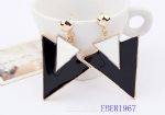 Vintage exaggerated triangle earring