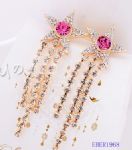 Atmosphere diamantes tassels earring