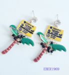 coconut tree earring