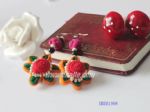Personalized weave sunflower fashion drop earring