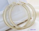 Simple and chic design fashion hoop earring