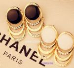 Exaggerated diamantes fashion stud earring