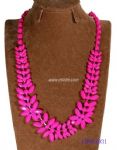 Colorful resin necklace 