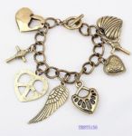 Fashionable owl and elephant bracelet