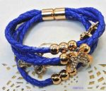 Gold butterfly diamantes bracelet