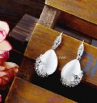 Opals stud earring,anti allergic