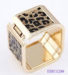 Square elastic leopard bracelet