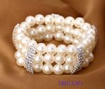 Pearls diamantes bracelet