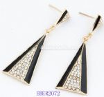 Punk style of enamel diamantes earring