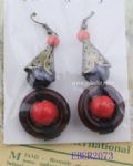 Vintage bronze earring