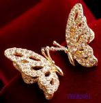 Butterfly style of fashion stud earring