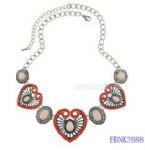 Heart style pendants necklace