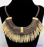 Vintage tassels metal  necklace