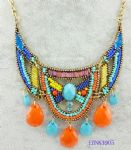 Colorful beaded  necklace