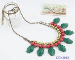 Luxurious fluorescent gem necklace