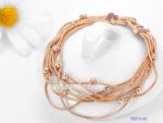 Rose gold crystal bracelet
