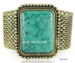 Turquoise vintage hasp bracelet