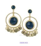 Ellipse style of drop earring