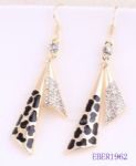 Punk style of leopard earring
