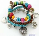 Bohemia style of vintage beaded bracelets