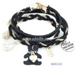 Lover bear leather bracelet