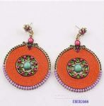 Folk style of fashion hoop earring