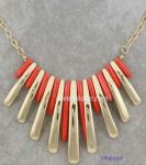 Strip metal necklace