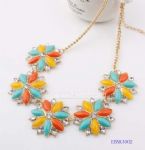Sunflowers diamantes necklace