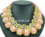 The bird's nest design beaded becklace