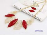 Elegant necklace with resin box pendant decoration