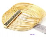 Gold plated multilayers bangle